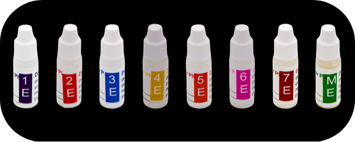 Allergy Drop Vials close up